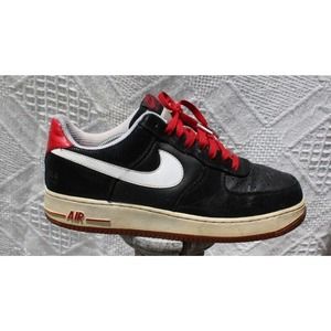 Nike Air Force 1 Low Premium Black Size 11 Sticky Rubber 318775-013